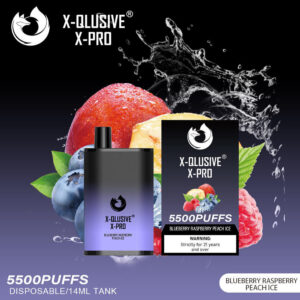 x qlusive x pro grape – 5500 puffs